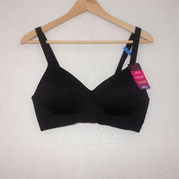 NEW Maidenform One Fab Fit Everyday Modern Demi Underwire Bra Black XL - Picture 1 of 7